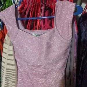 Sparkly Lavender Color Bandage Dress NWT